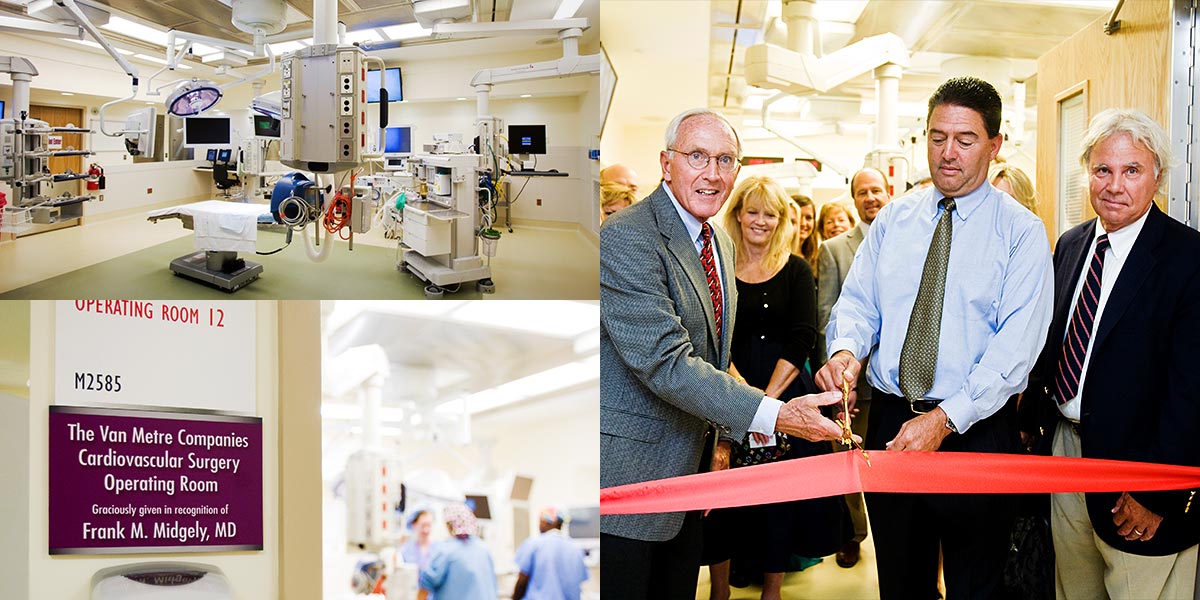 Montage of inaugural Van Metre five mile run charity event.