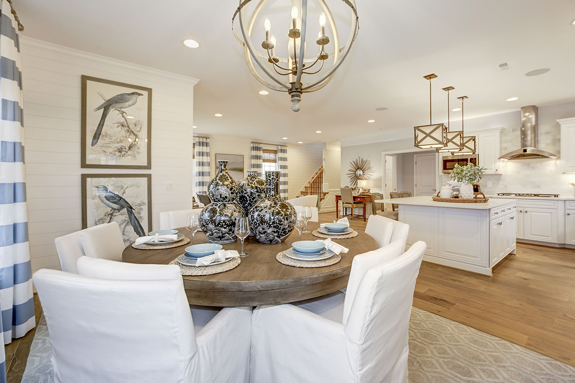 Crest of Alexandria Ward Model Dining Room