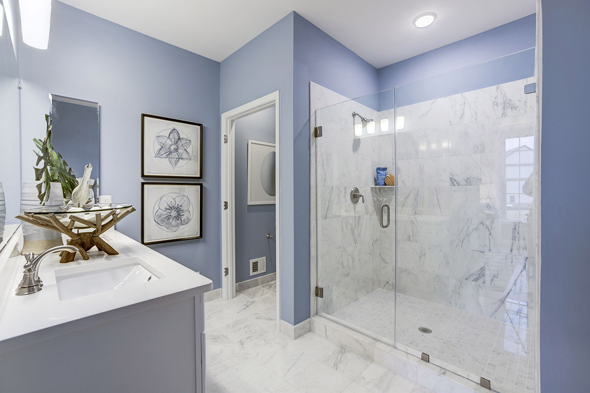 Crest of Alexandria Ward Model Master Bathroom