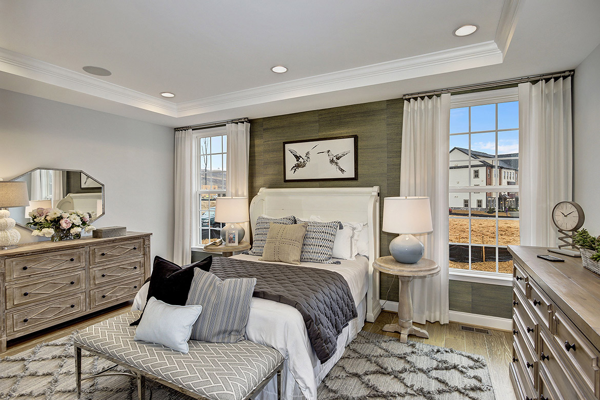 Crest of Alexandria Ward Model Master Bedroom