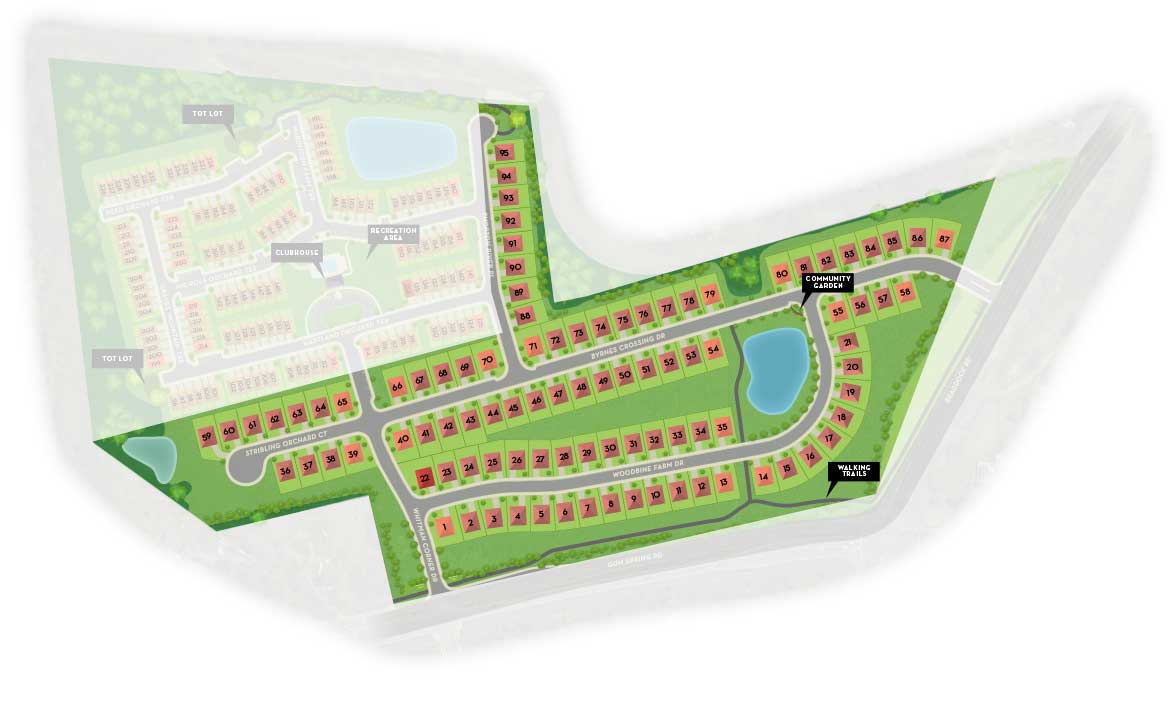 Prosperity Plains - Single Family Site Map