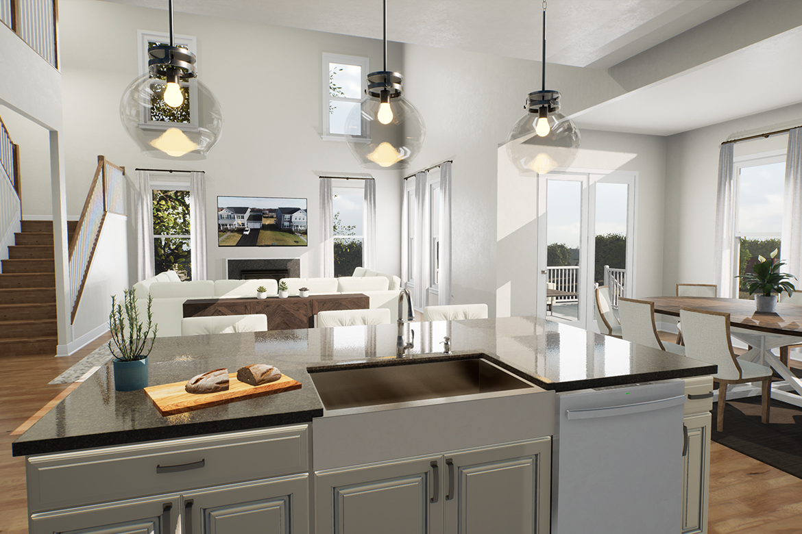 Meadowbrook Farm - Oatland II - Kitchen / Great Room